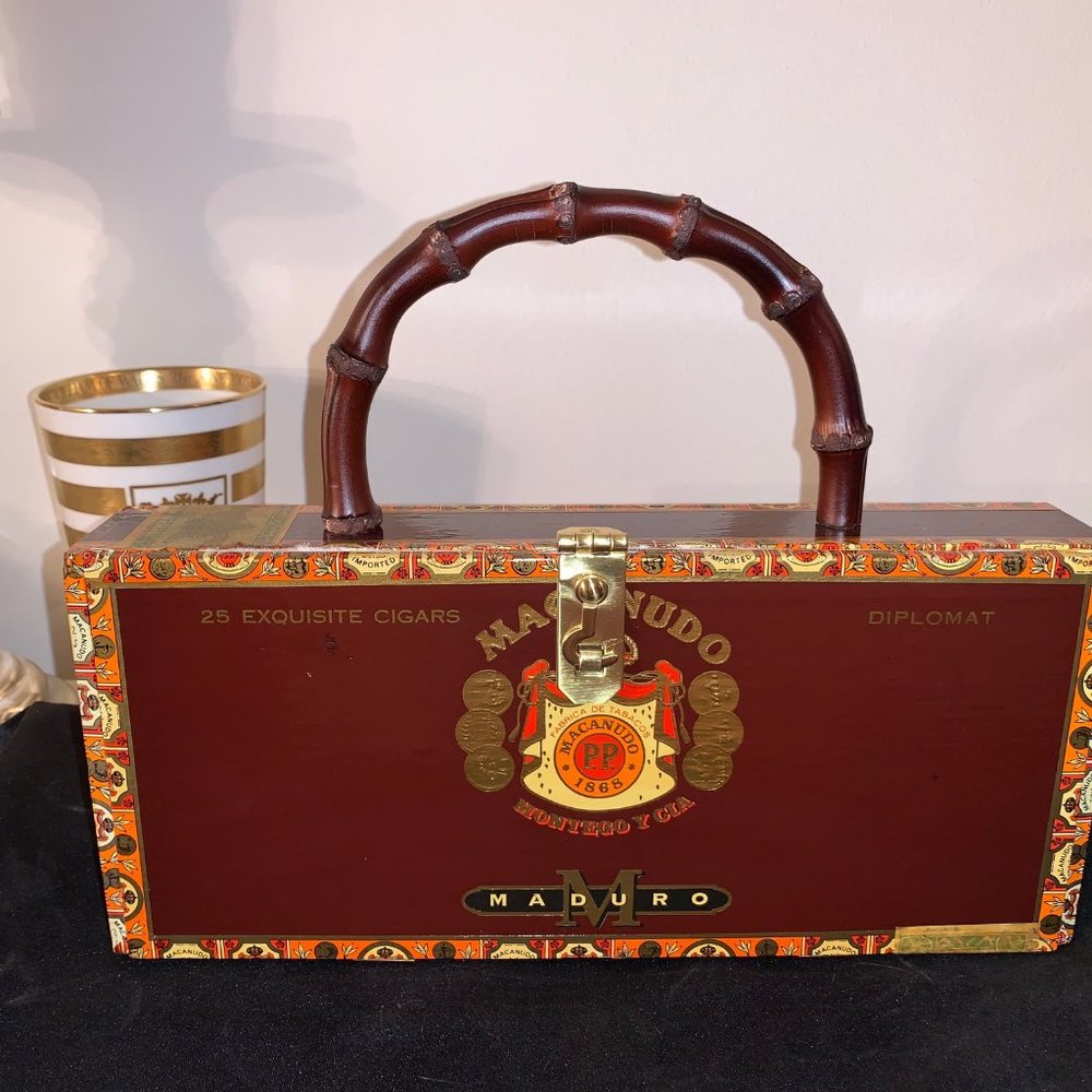 Janet Scarpino cigar box purse